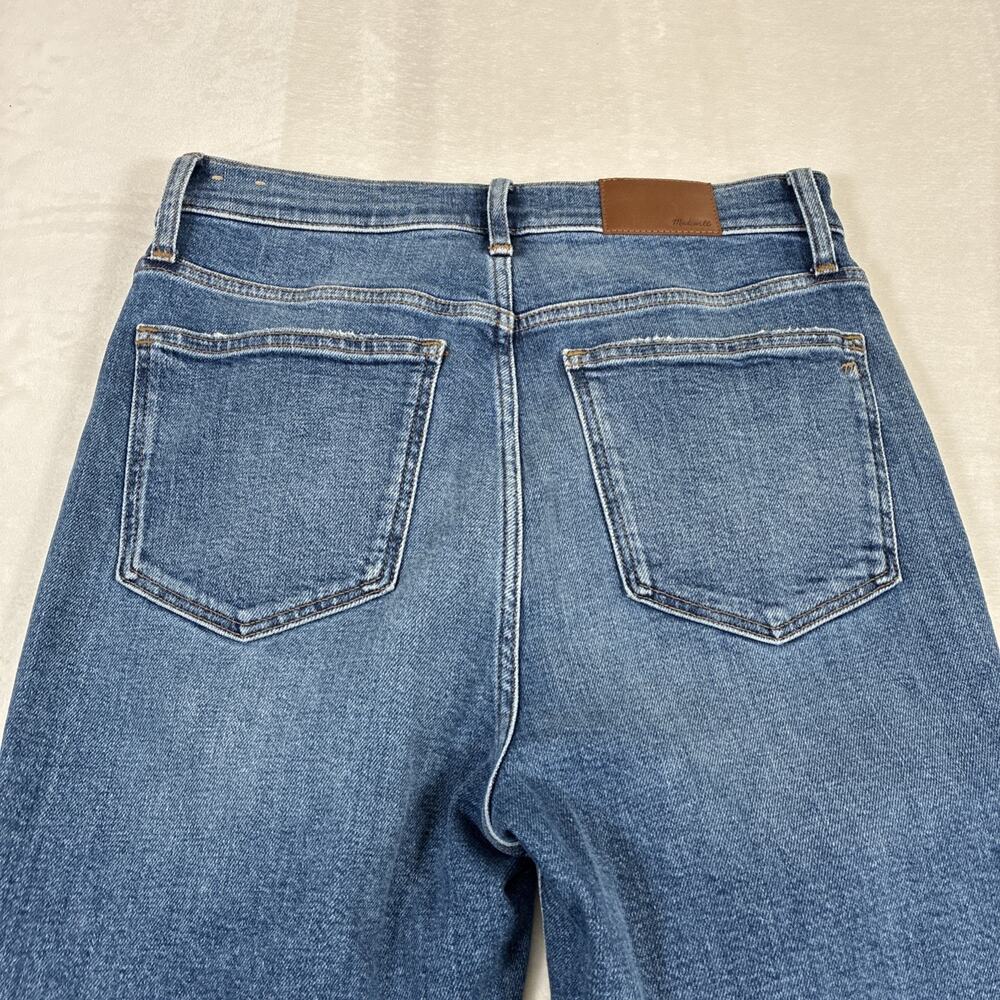 Madewell 29 Slim Demi-Boot Classic Blue Denim Jeans Benefits Charity - Picture 12 of 14